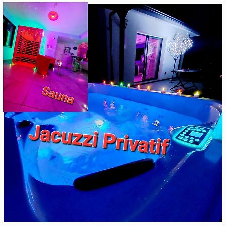 Un Sejour Romantique En Couple Avec Jacuzzi Prive Chromotherapie Jardin Maison Privee Ychoux Экстерьер фото
